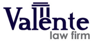 Valente Law Firm: Home