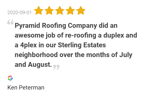 Testimonials Pyramid Roofing