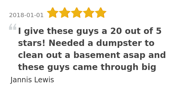 Pay Less Dumpster Rentals In Lufkin Tx